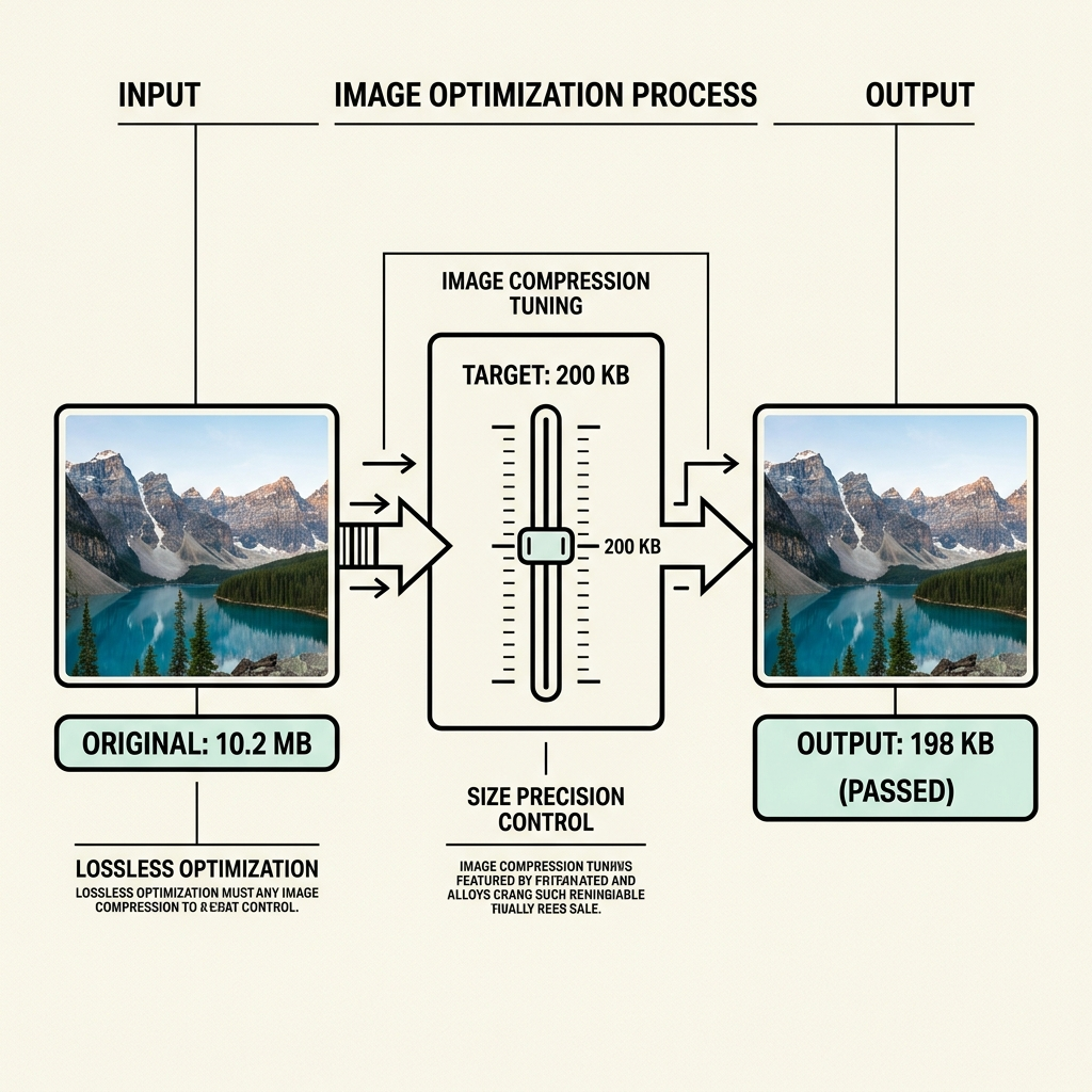 Image Compression to Exact KB Target